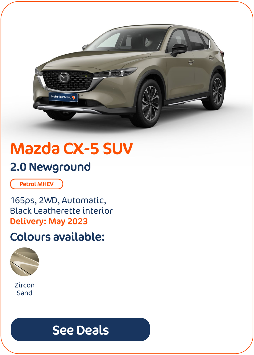 Mazda CX-5 SUV 2.0 Newground - Click to Enquire